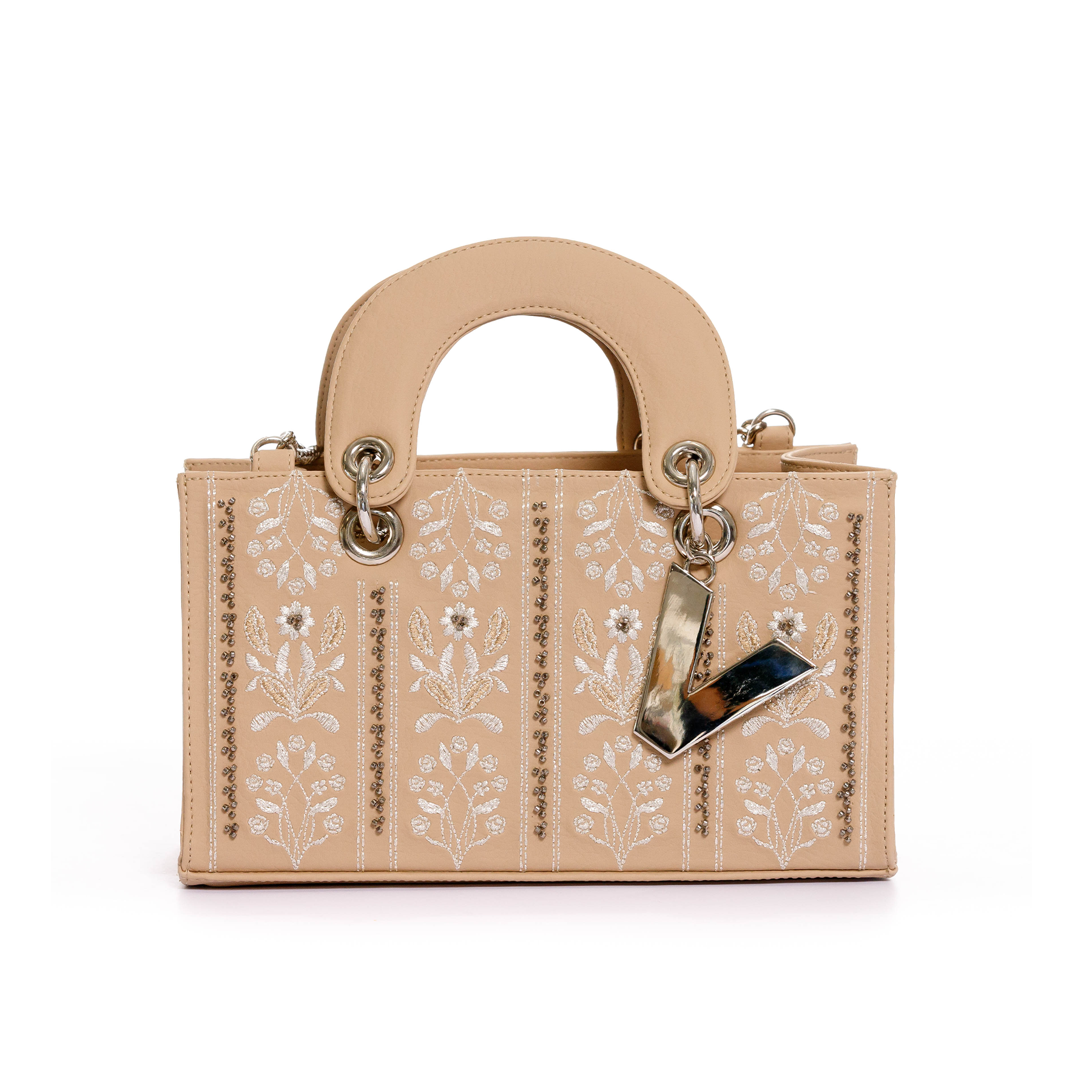 MINI ESPAÑA BEIGE WOMEN'S WALLET WITH CHAIN STRAP